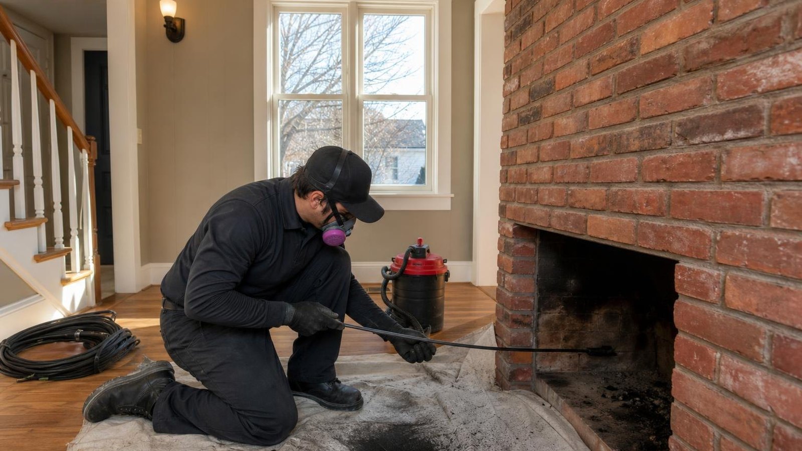 Practical chimney sweep & inspection in Boston